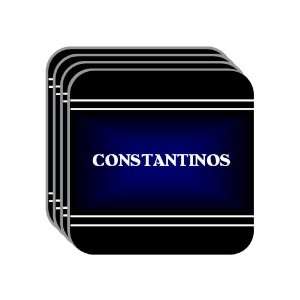  Personal Name Gift   CONSTANTINOS Set of 4 Mini Mousepad 