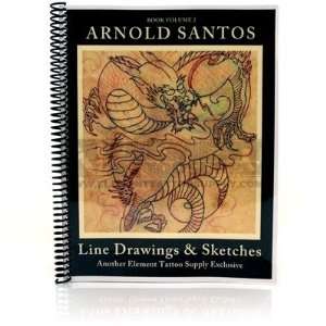 Arnold Santos Sketchbook Vol. 2 Element Tattoo Supply Sketch Book