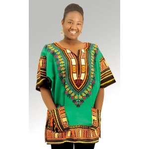  Traditional Thailand Dashiki Green 