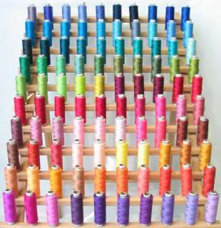 New MEGA lot 400 POLY ALL SEWING/QUILTING THREADS 327yd  