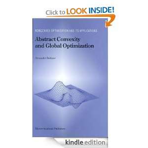 Abstract Convexity and Global Optimization (Nonconvex Optimization and 