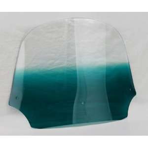 Memphis Shades Batwing Fairing Windshield   12in   Gradient Teal 