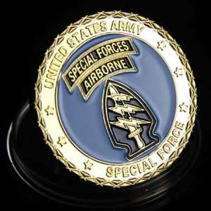  U.S. Army Special Forces Airborne Challenge Coin 651 