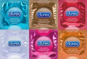 60 Durex Condoms Variety Pack + FREE Lubricant  