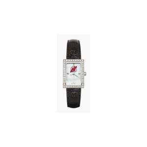  New Jersey Devils NHL Allure Ladies Watch With Black 