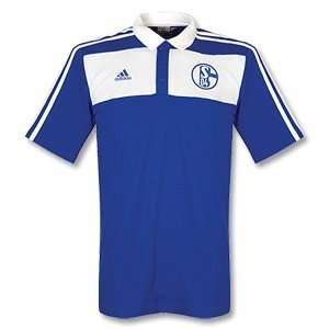  10 11 Schalke 04 Cotton Polo   Blue