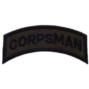  U.S. Navy Corpsman Patch Green 3 1/2 Patio, Lawn 