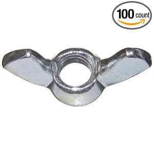 10 32 Fine Thd., Wing Nuts (100 Per Package)  Industrial 