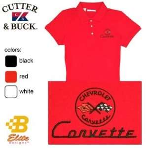 Elite Designs BDC1EPL826 RED S C1 Corvette Embroidered Ladies Cutter 