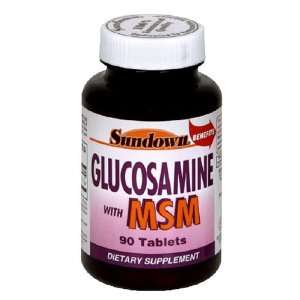  Glucosamine With MSM Tablets, by Sundown   90 Tablets 