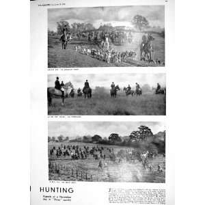  1930 HUNTING WHADDON CHASE COTTESMORE LORD ROSEBERRY 