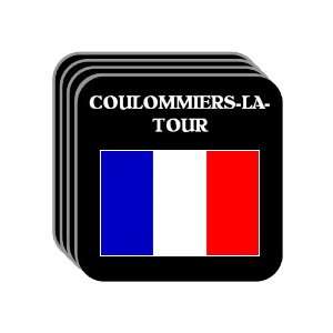  France   COULOMMIERS LA TOUR Set of 4 Mini Mousepad 