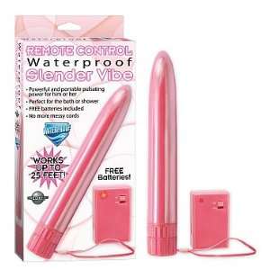  REMOTE CONTROL SLENDER VIBE PINK Water Proof Health 