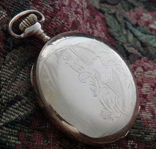 Mens Old 1906 Grade 341 Elgin B.W. Raymond Hunter Cased Pocket Watch 