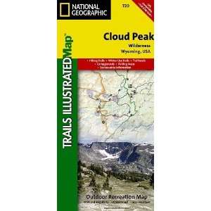  Cloud Peak Wilderness, Wyoming   Trails Illustrated Map 