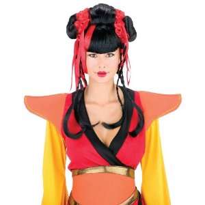  Lets Party By FunWorld Couture Geisha Wig / Black   Size 