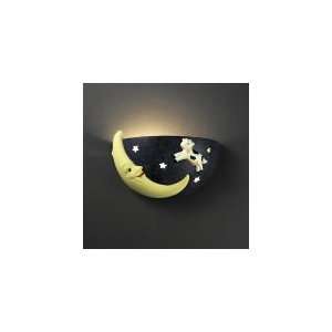   KID 3330 Kids Room Cow Jumping Over Moon Wall Sconce