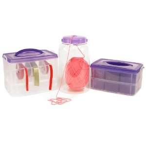  Craft Storage Containers   6 Piece Set by Snapware