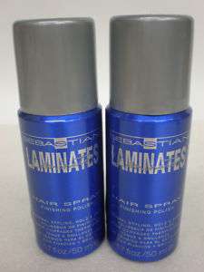 SEBASTIAN LAMINATES HAIR SPRAY 1.7 oz X 2  