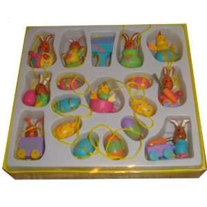  Gisela Graham Multicolour Assorted Easter Decorations 