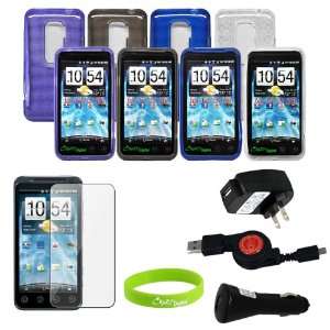  CrazyOnDigital Cases Charger Screen Protector For HTC EVO 