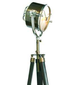 NEW Nautical Bronze Ships Searchlight Floor Lamp Light 79 Authentic 