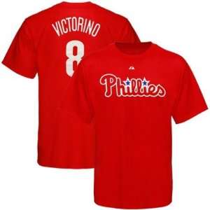   Philadelphia Phillies Red Name and Number T Shirt