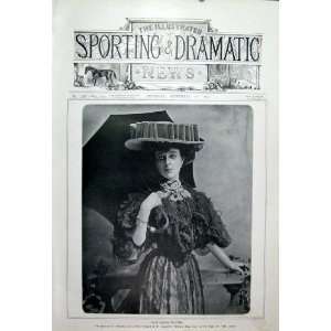  Maude Wynter London Actress Old Print 1904 Theatre