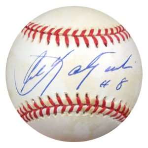 Signed Carl Yastrzemski Baseball   AL #8 PSA DNA #K31843   Autographed 