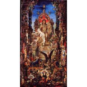   Gustave Moreau   24 x 44 inches   Jupiter and Semel