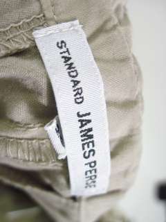 JAMES PERSE Khaki Drawstring Capris Pants Size 26  