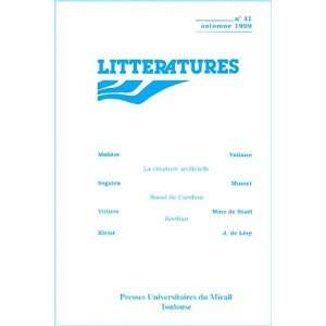   de lettres 2000, numéro 41, 1999 (9782858164738) Yves Reboul Books