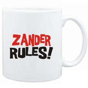  Mug White  Zander rules  Male Names