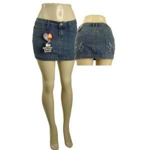  Basic Denim Mini Skirt Case Pack 12