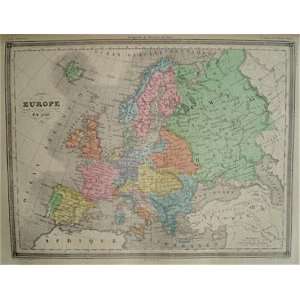  La Brugere Map of Europe in 1789 (1877)