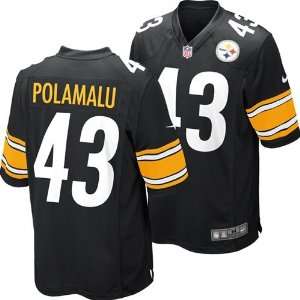 Pittsburgh Steelers Troy Polamalu #43 Toddler Replica Game Jersey 