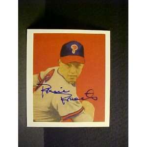 Robin Roberts Philadelphia Phillies #46 1949 Bowman Reprint Signed 