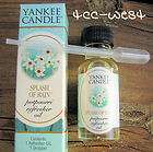 yankee candle splash of rain scented potpourri refresher oil returns