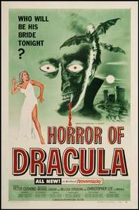 Horror of Dracula 1958 Original U.S. One Sheet Movie Poster  