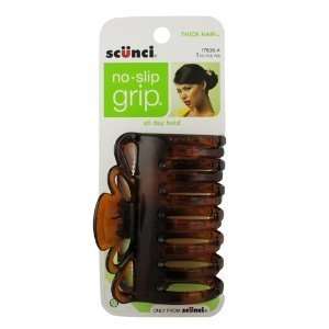  Scunci No Slip Grip Claw Clip, Thick Hair (COLORS VARY 
