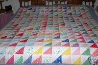 Sawtooth Patchwork Quilt Top Block   Old Fashioned  