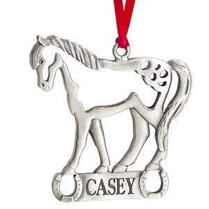  Personalized Horse Ornament