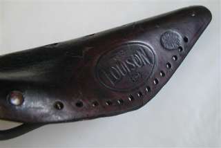 vintage old Louison Croupon leather saddle 60/70s ultra rare  