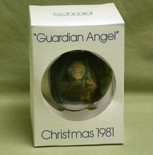Christmas 1981 Schmid Guardian Angel Limited Edition  