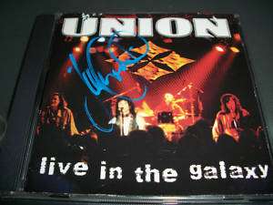 Union Cd Live The Galaxy Signed John Corabi Motley Crue  
