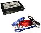 MA Audio SS1000.4 1000W 4 CH Car Amp w/4 Gauge Amp Kit