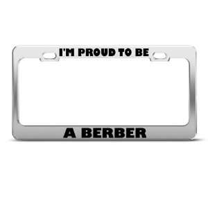  IM Proud To Be A Berber Africa license plate frame Tag 