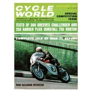  Cycle World, Honda TT Giclee Poster Print, 18x24