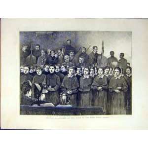  Music Instruction Blind Paris School Choir Song 1871