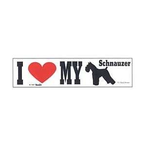  Schnauzer Bumper Sticker Automotive